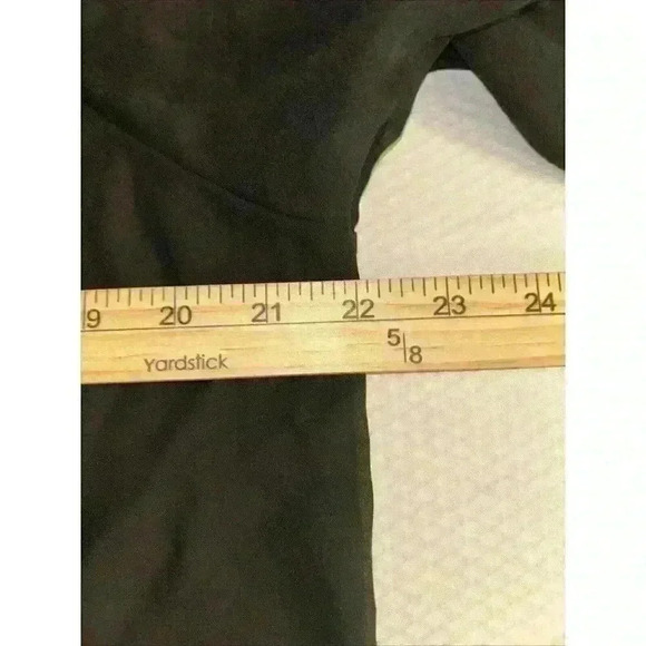 NATORI Private Luxuries Satin Black Top Nightshirt size Medium - Picture 6 of 7